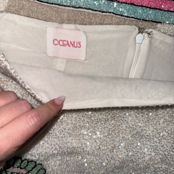 Oceanus Seashell Embroidered Two-Piece Set - Picture 8 of 11